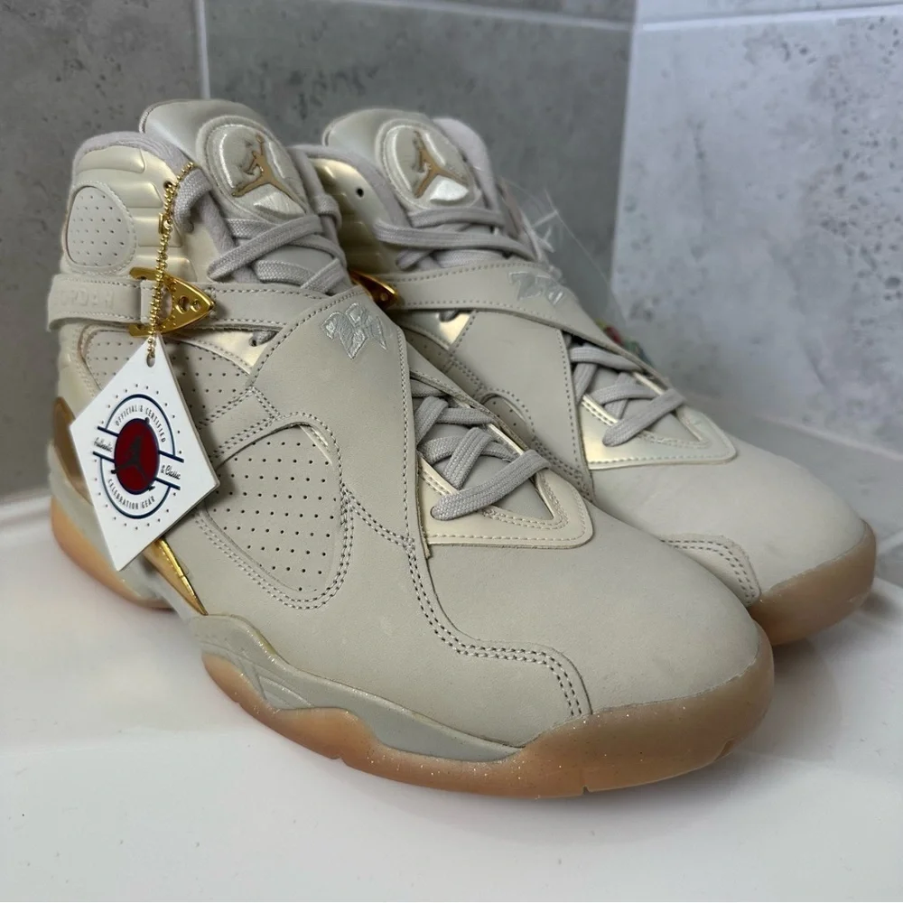 Jordan 8 Retro Champagne Sneaker Size 11.5 Men